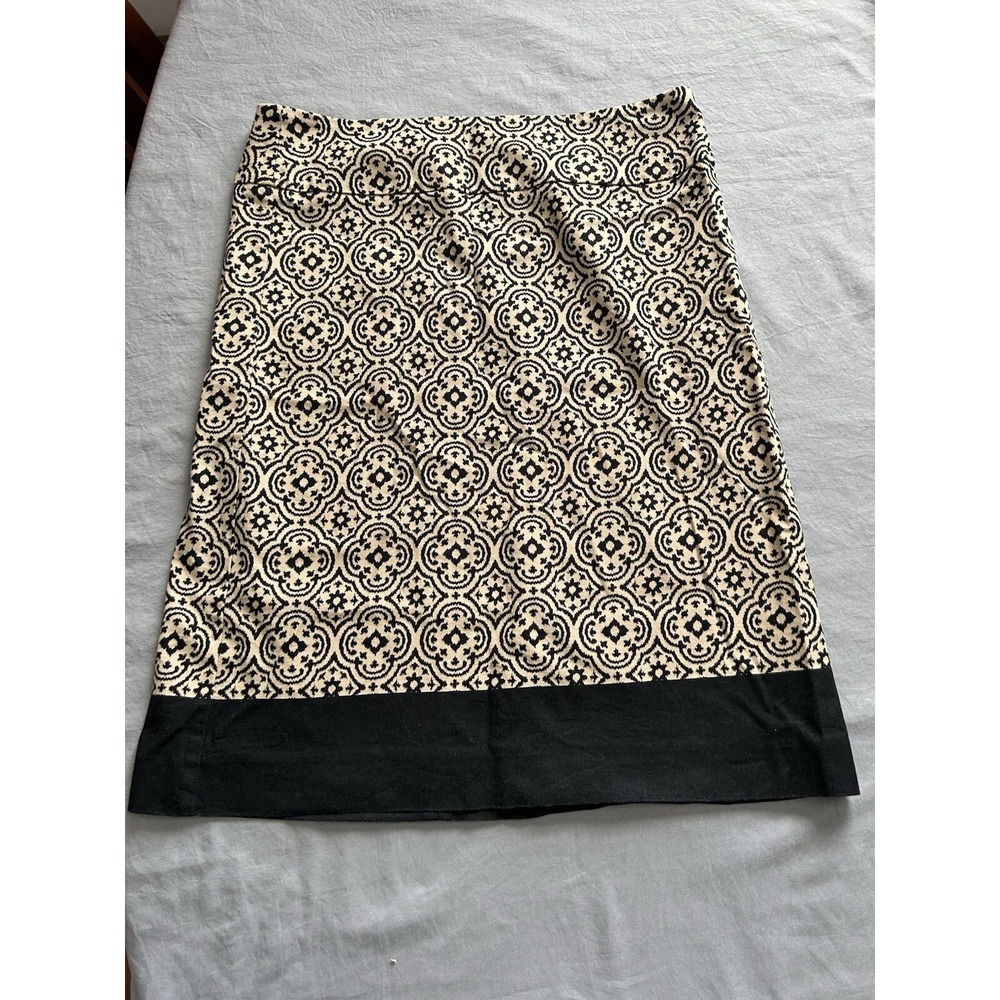 Talbots Skirt Size 8 Floral Cotton Blend SP
